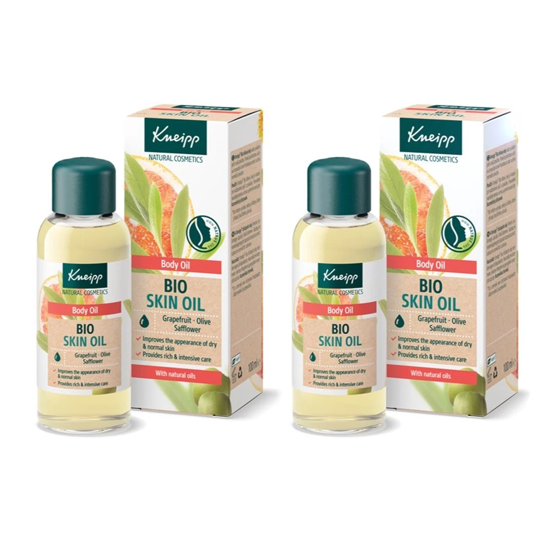 Kneipp/克奈圃有机再生平复葡萄柚精油全身脸部护肤补水100ML*2瓶