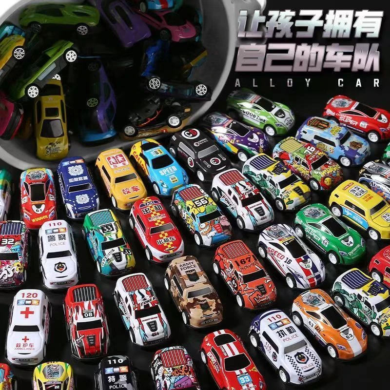 回力合金车模汽车玩具车仿真小汽车男孩玩具清仓迷你铁皮耐摔赛车