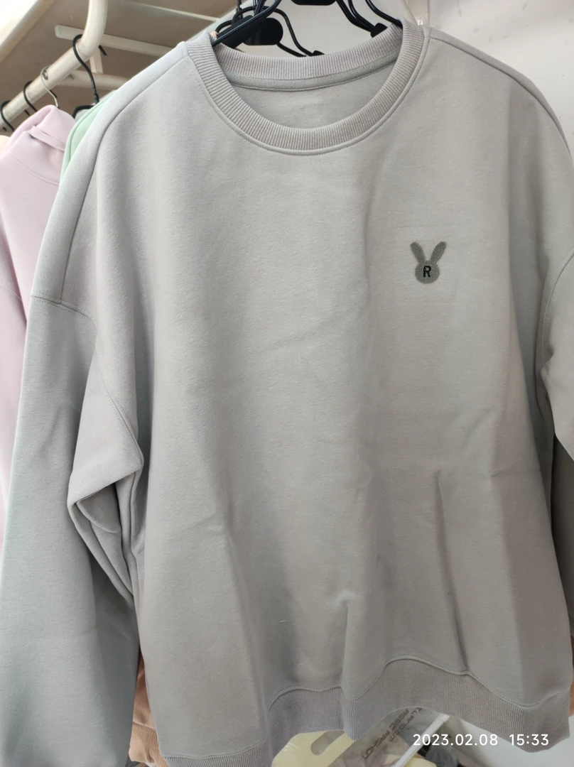 春款休闲卫衣，兔子图案