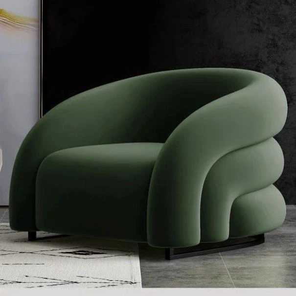 轻奢单人沙发椅单人休闲沙发客厅单人椅小户型客厅休闲网红椅子