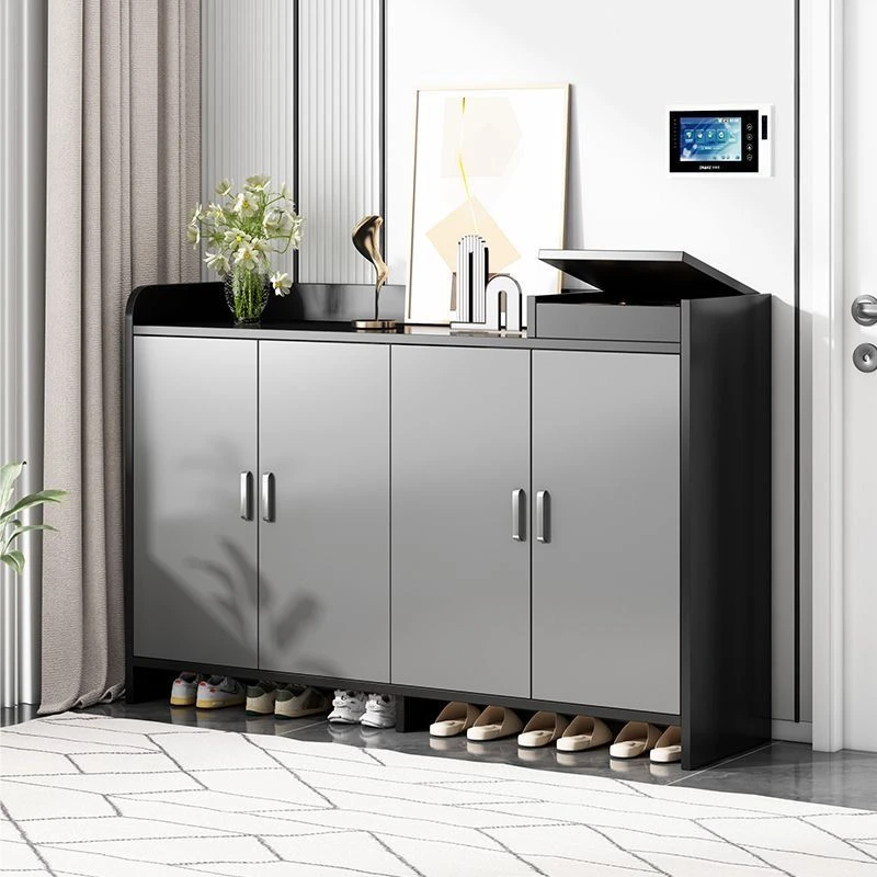 鞋柜鞋架门口楼道走廊鞋子收纳柜家用进门靠墙简易多层柜子储物柜