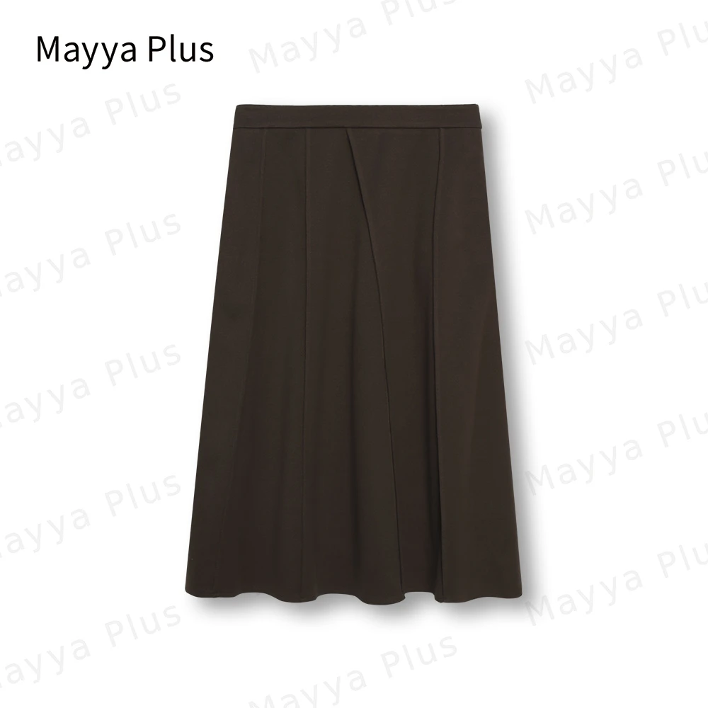 【焦点裙】Mayya Plus时尚新品气质显瘦百搭款热力感棒半裙32346672