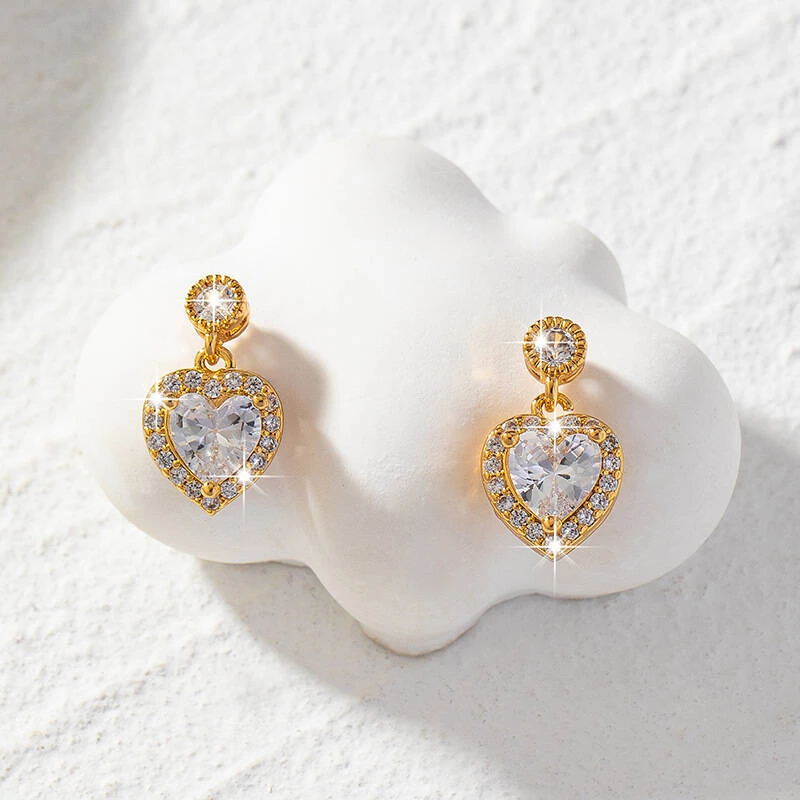 铜合金耳饰 轻奢设计师款耳钉~6178