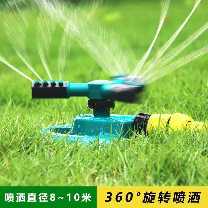 360度旋转喷水喷头用于菜园自动浇水园林绿化灌溉