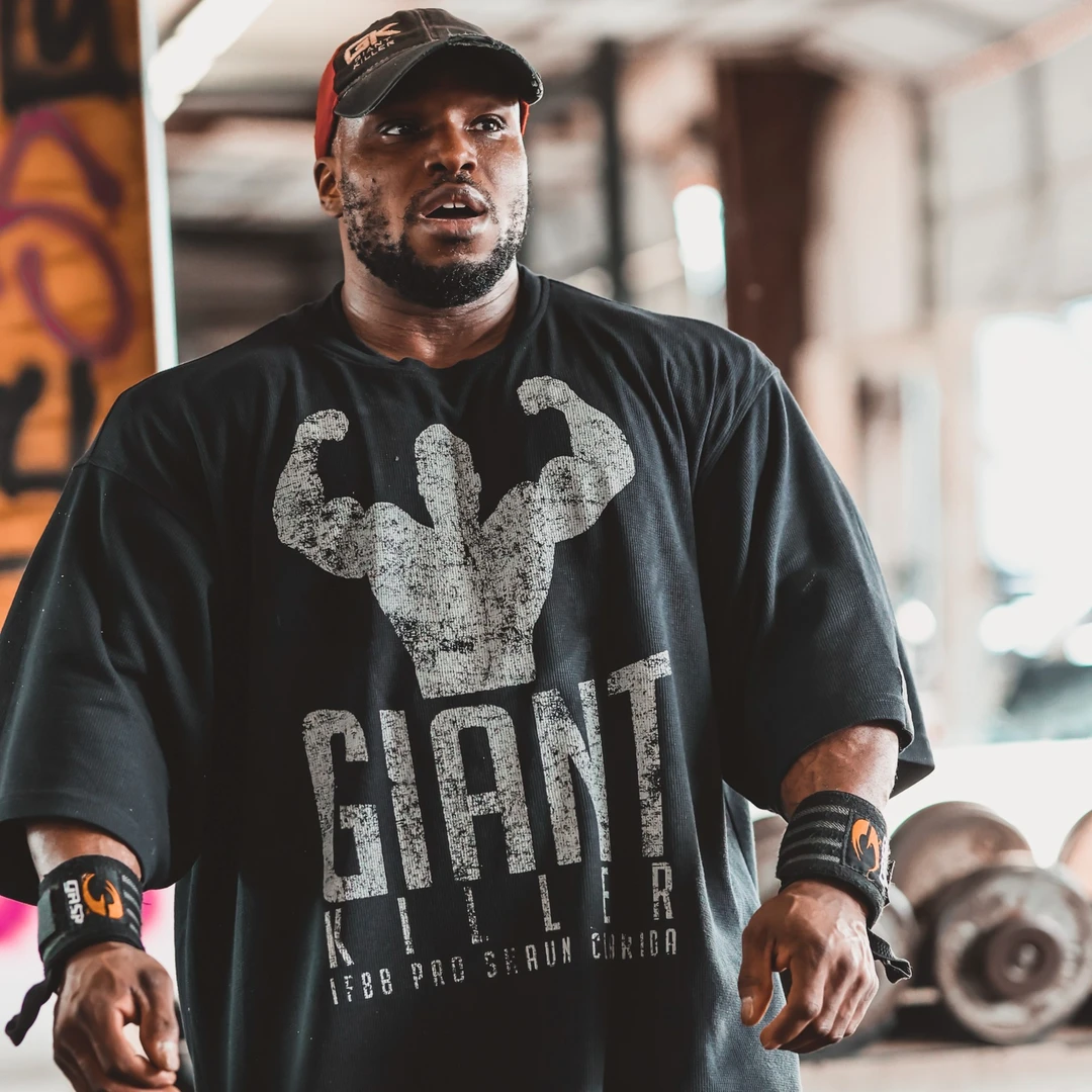 GASP巨人杀手/铁世界 华夫格T恤宽松透气220913/220958