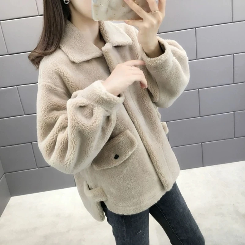 价格链接【39-99】【以直播间为准】颗粒羊毛时尚百搭女装休闲修