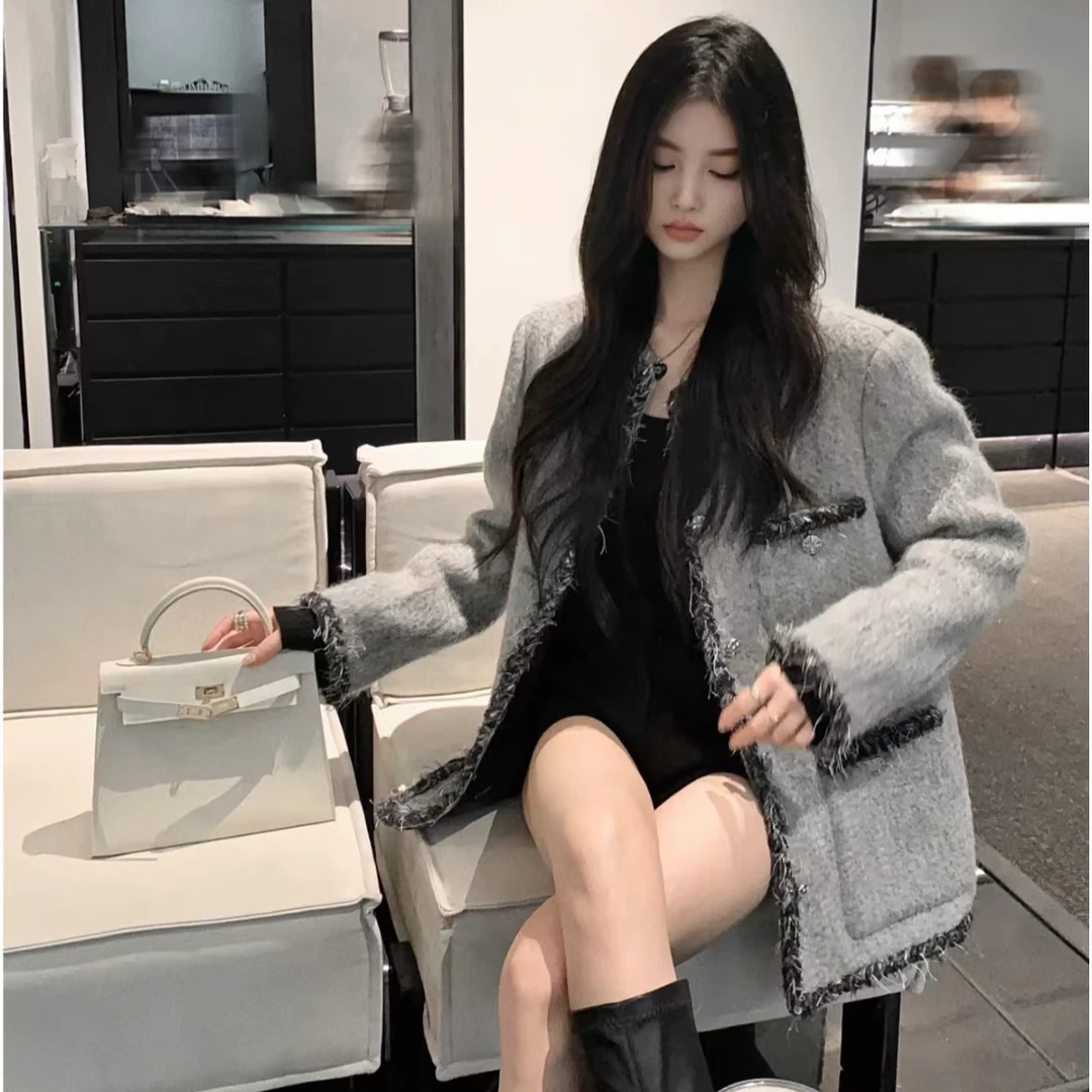 早安DoDo (79.9孤品专属链接)秋冬小香风外套套装气质穿搭修身女