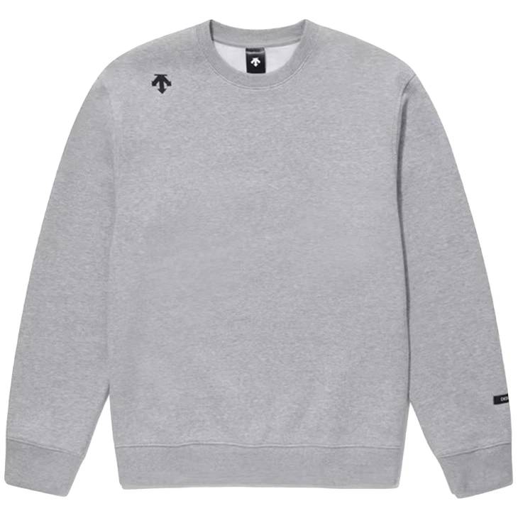 DESCENTE/迪桑特男女同款加厚印花卫衣休闲圆领宽松