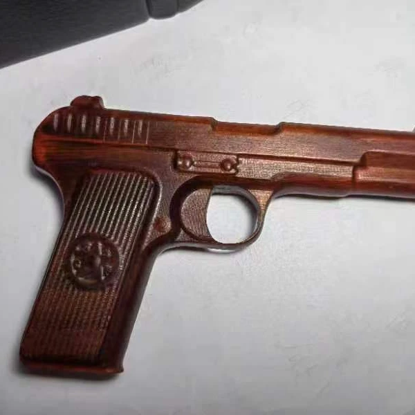 红木玩具手枪模型1号