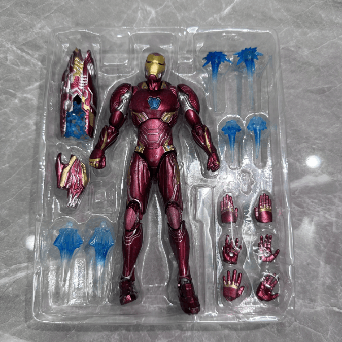 复仇者联盟3 无限战争 SHF 国产豪华版钢铁侠 MK50  可动手办