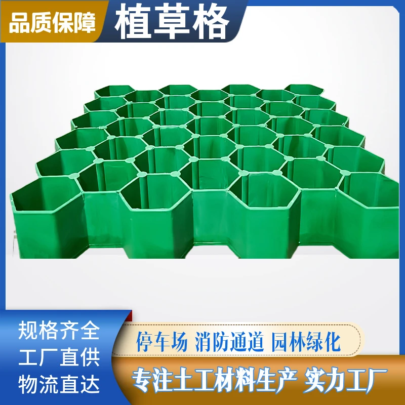 塑料植草格停车场车道小区园林绿化工程植草格草坪砖植草板护坡