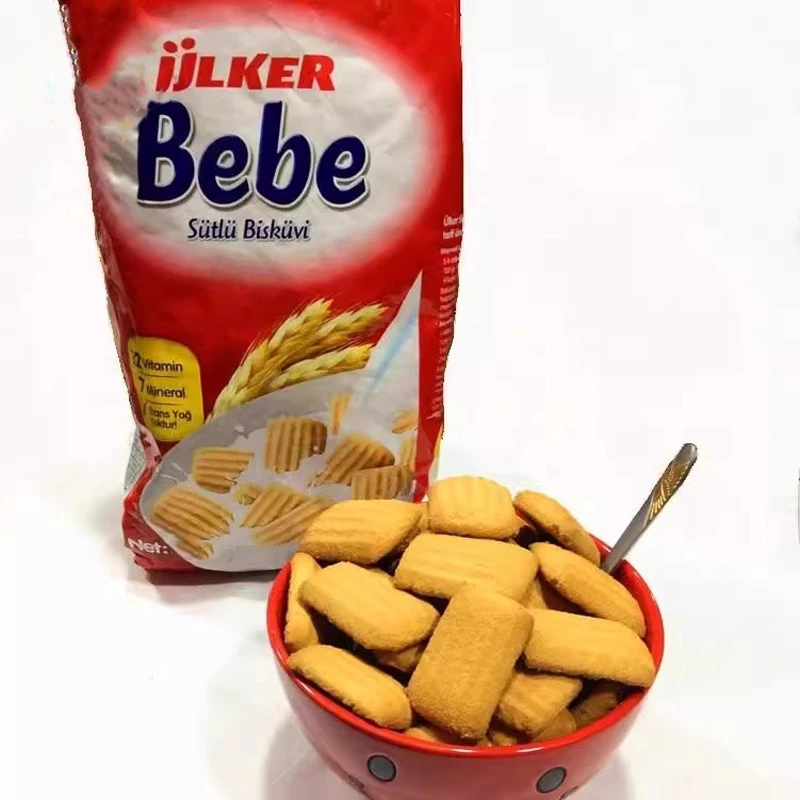 新疆包邮【190g*2】ULKER优客Bebe宝贝牛奶饼干营养土耳其原装进口
