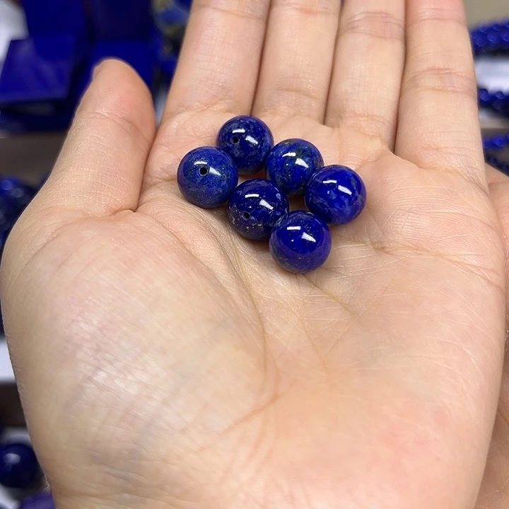 青金石手串未镶嵌六颗10