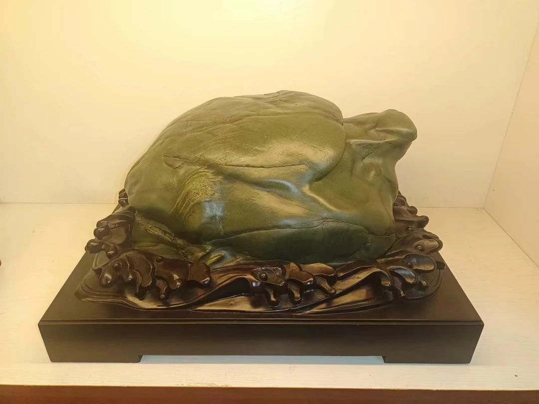 天寿。藏青玉  56*32*43cm