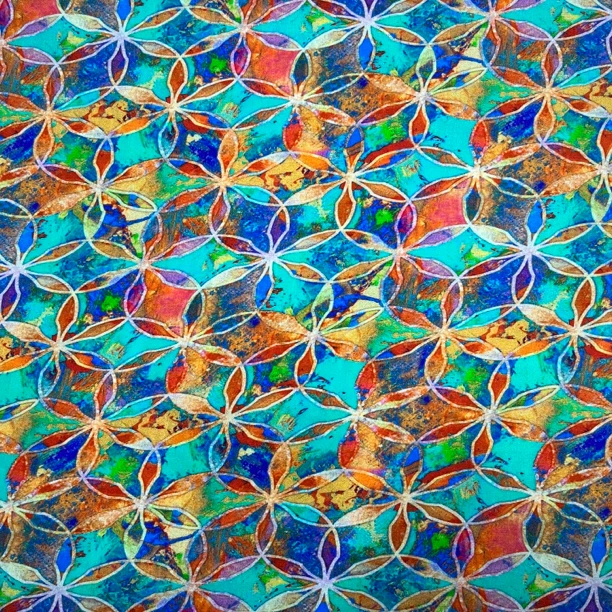 彩云缎数码印花重磅正品绵绸 (布料）     不支持七天无理由退换