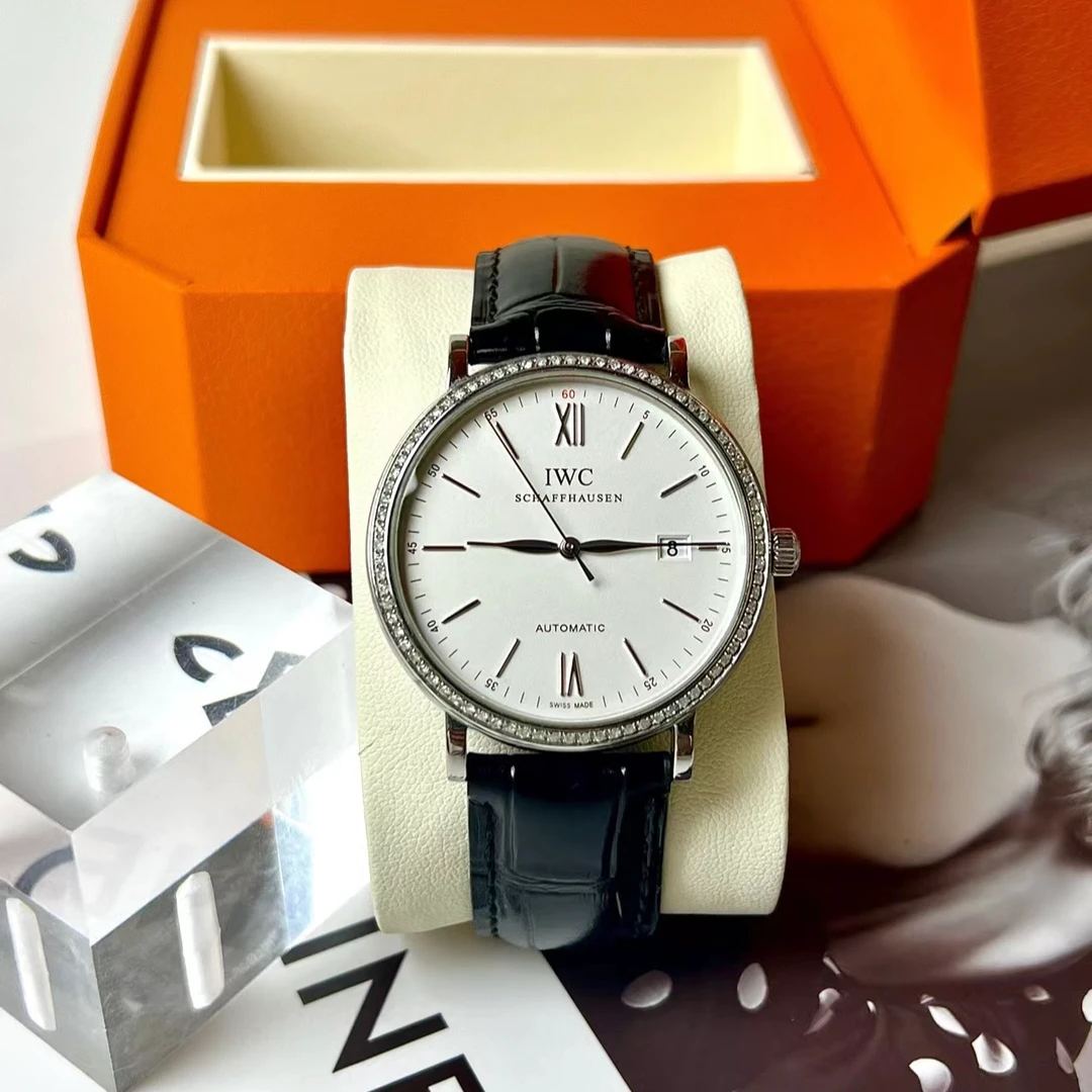 95新 IWC/万国  柏涛菲诺系列 自动上链 精钢 40.0 专柜价 39500