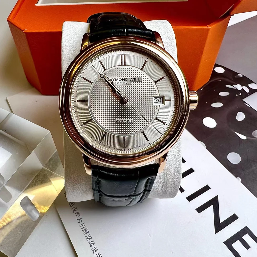 95新 RAYMOND WEIL/蕾蒙威 自动机械 表径39.5mm参考公价¥13300