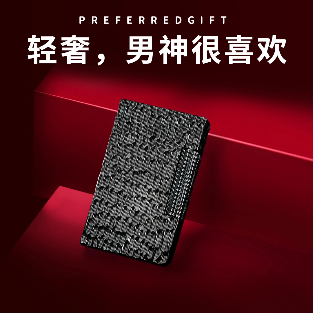 ZORRO佐罗朗声侧滑气机陨石坑充气打火机ZL5男士高档送男友礼物