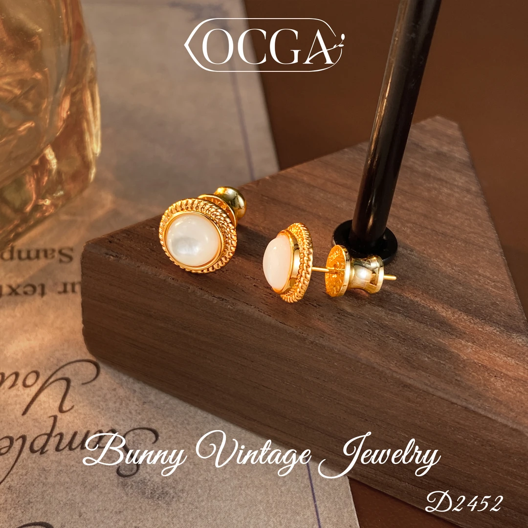 D2452 法★【珠光宝气】秋冬OCGA 欧斯伽斯 限定 耳钉