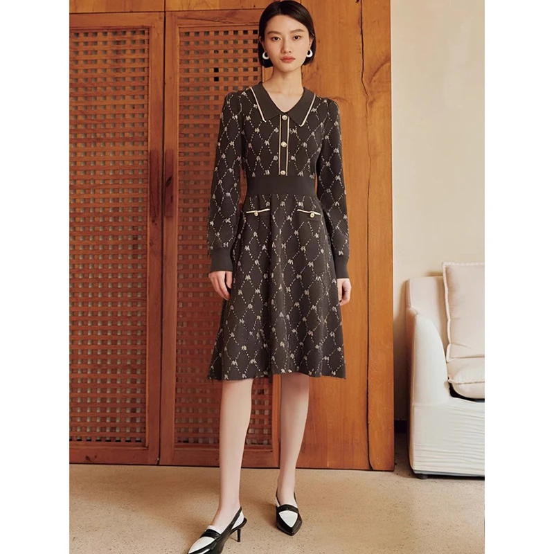 28126【依目系列】慵懒风修身连衣裙3H823380D