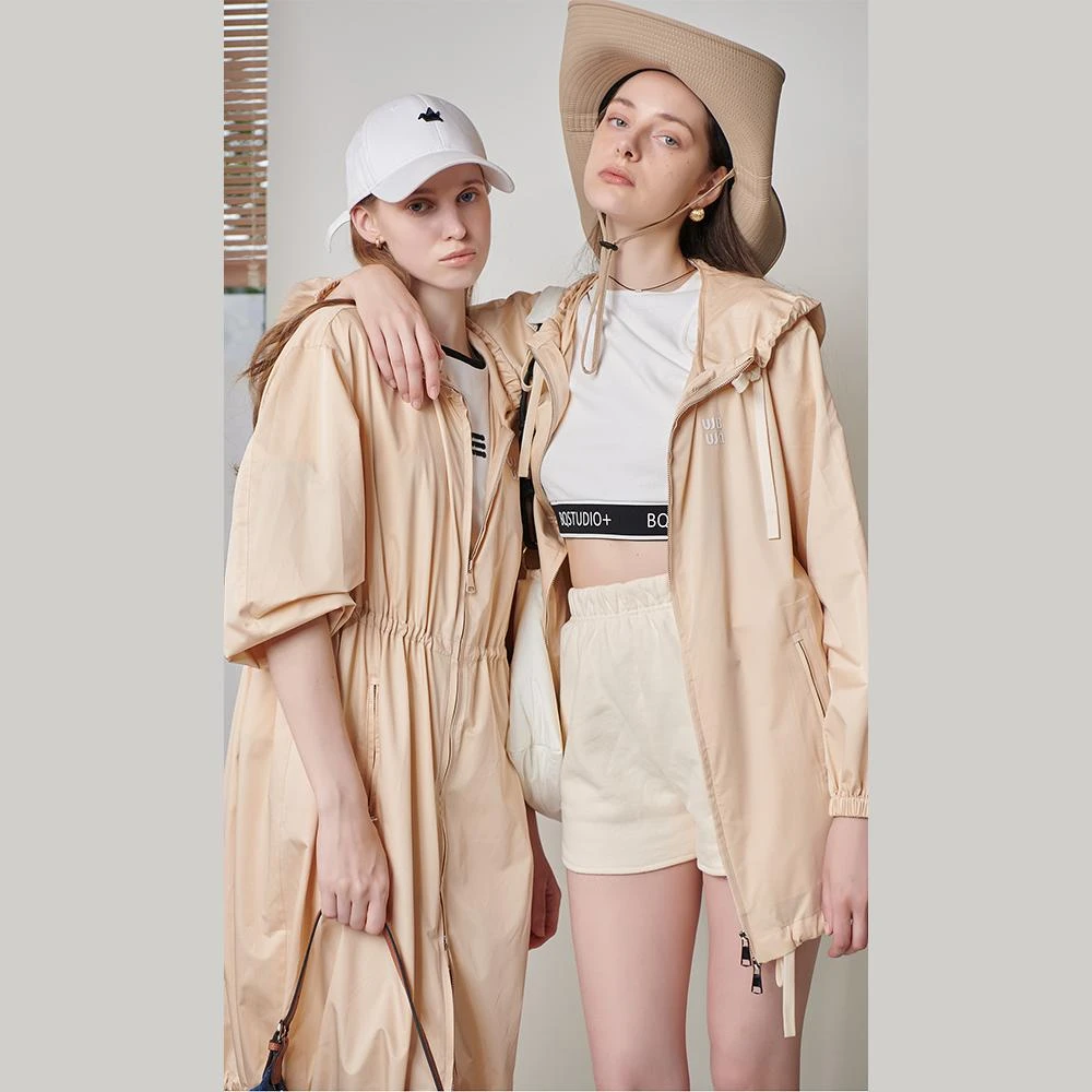 38958【碧K系列】薄款防晒休闲风衣LA7078