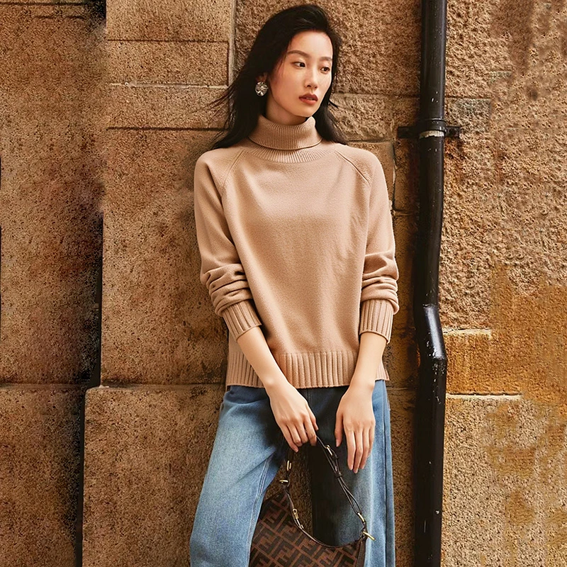 41018【画系列】高领气质打底针织衫23M5032