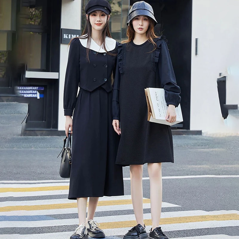 32333【画系列】时尚森系连衣裙23L3129