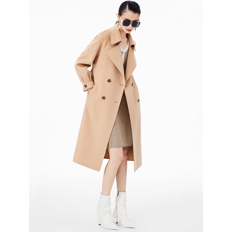 40689【羽系列】双面呢大衣235D255