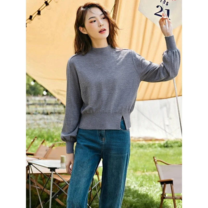 39172【觅系列】毛衣圆领针织衫35MX1110B511