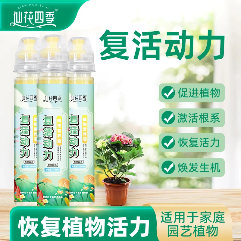 仙花四季复活动力植物通用生长活力素修护液浓缩营养液叶面肥养花