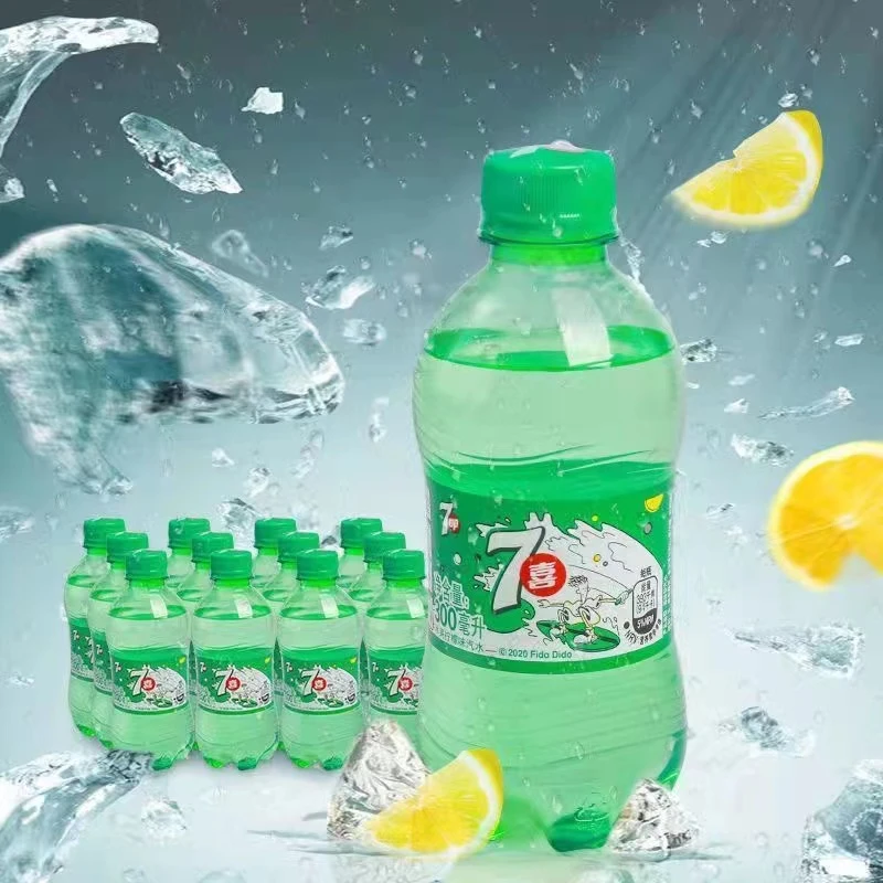 Pepsi-Cola/百事可乐七喜300ml*6瓶1瓶冰爽汽水饮料方便携带小瓶