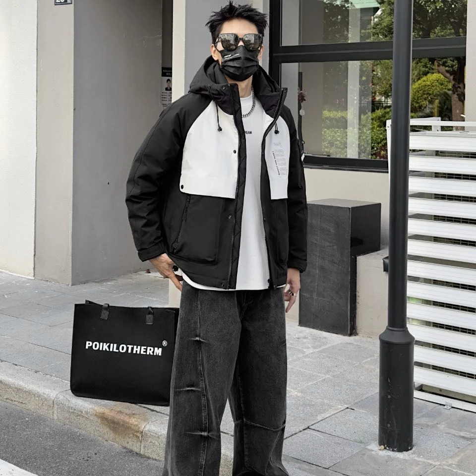 3510*#【玄门峡谷】冬季户外工装连帽情侣休闲外套