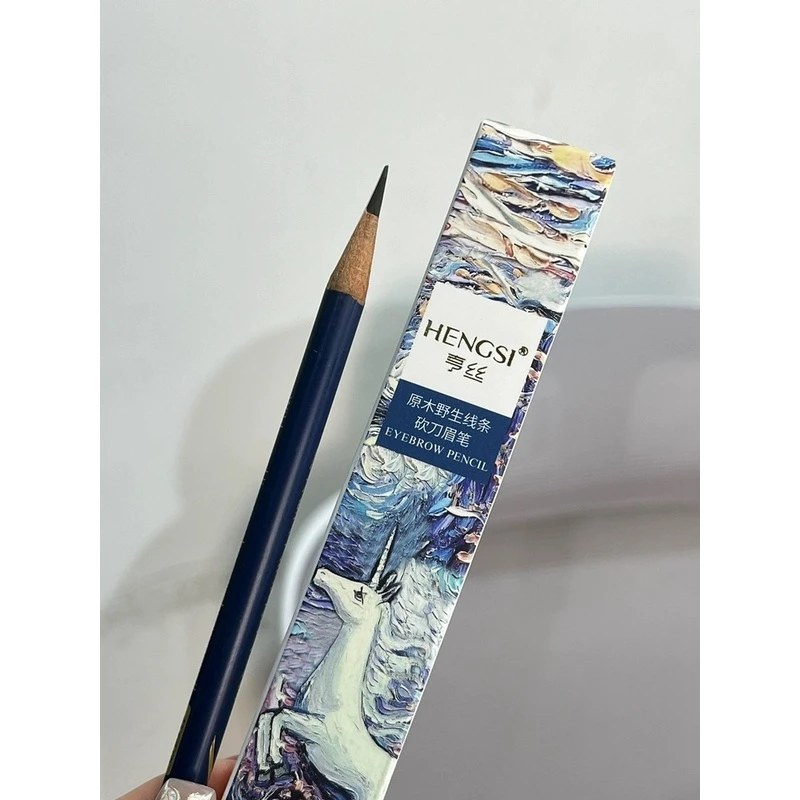 享丝原木野生线条砍刀眉笔
