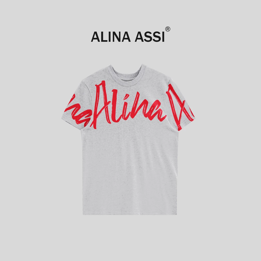 【纹纹】2025新款百搭时尚T恤简约显瘦宽松短袖上衣YML645