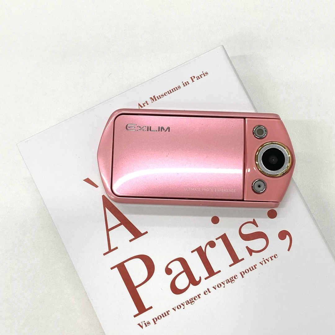 9新 Casio/卡西欧 TR350粉色1210W像素3倍光学变焦不支持试用漏液