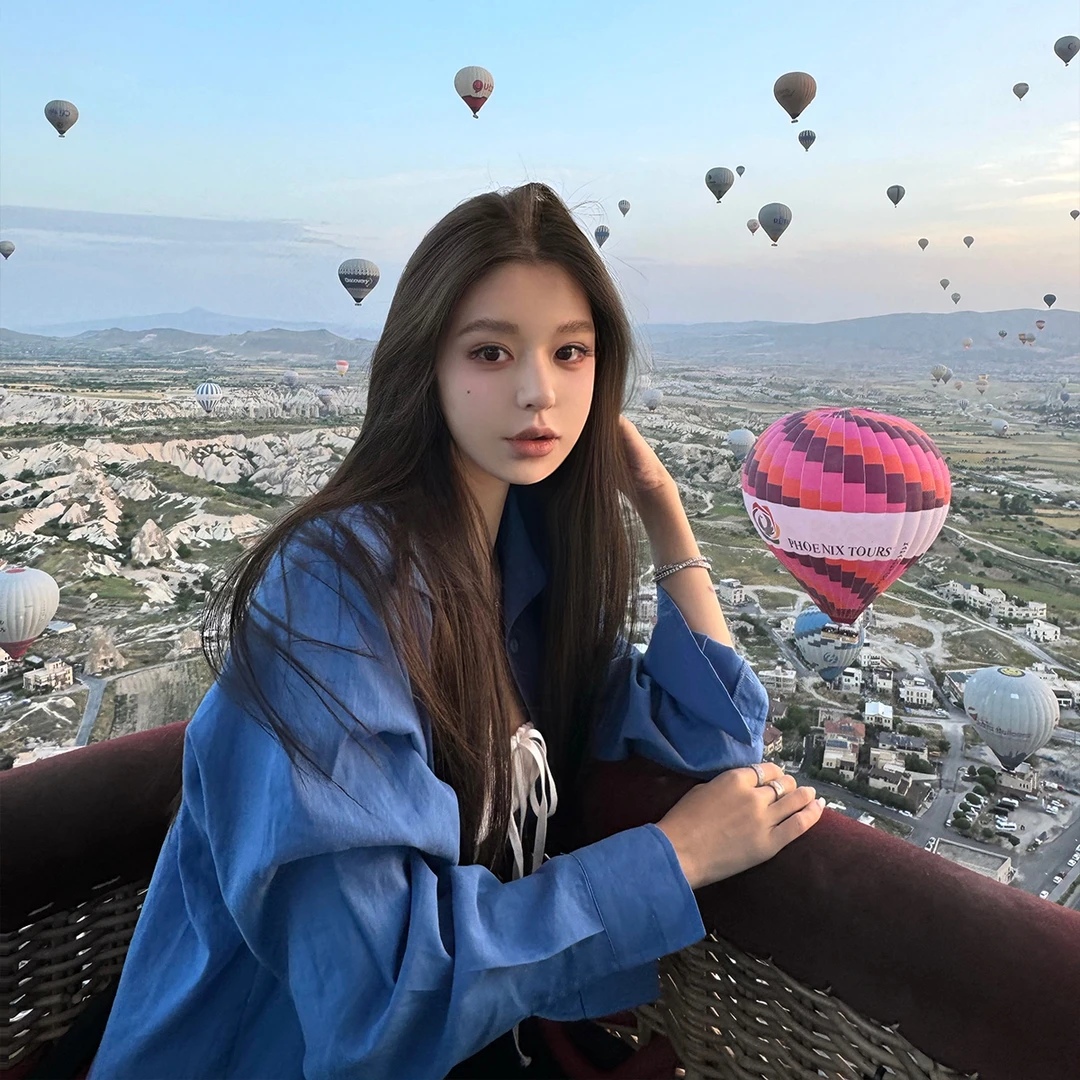 「Sunrise in Turkey」防晒衬衫蕾丝半裙加内搭套装尤莱特FA2402293