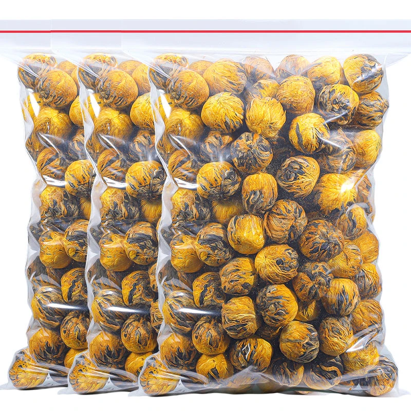 滇红菊花绣球古树红茶正宗云南凤庆滇红茶新茶手工金丝皇菊多规格