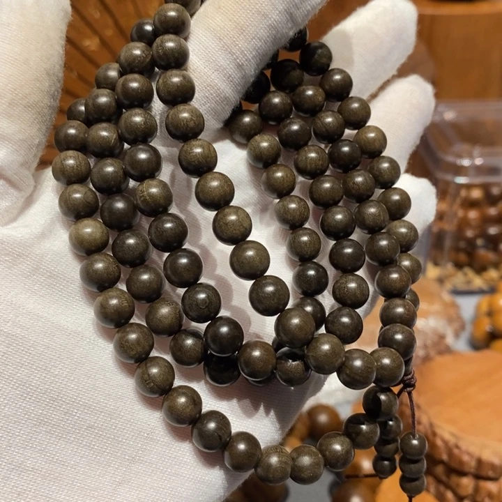 檀香木阴沉8/108檀香手链
