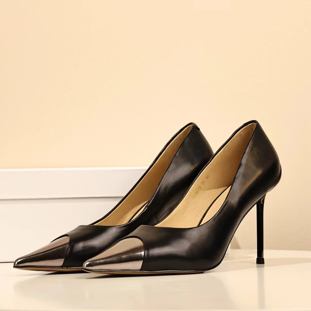 程程推荐 拍下备注编码气质浅口高跟鞋女士时尚法式细跟