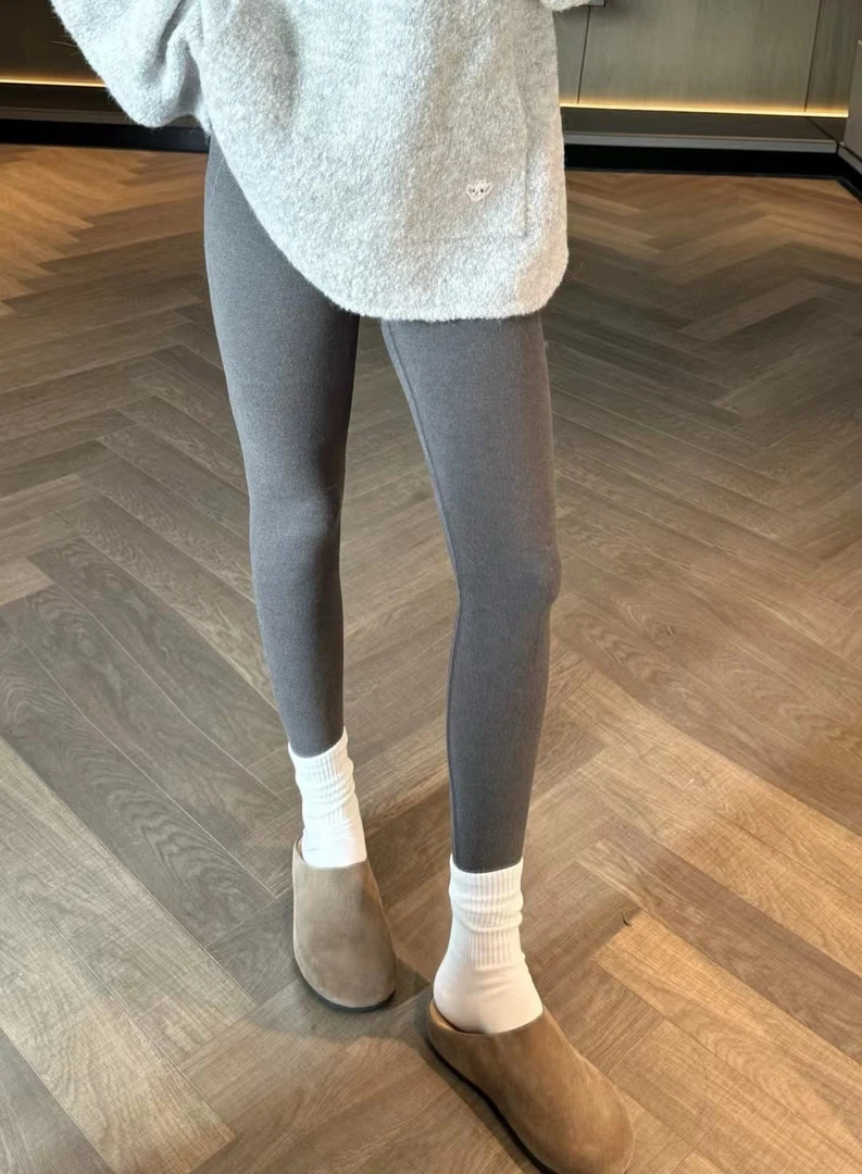 瑜伽裤进口澳绒打底裤收腹修身保暖裤弹力显瘦女士芭比裤