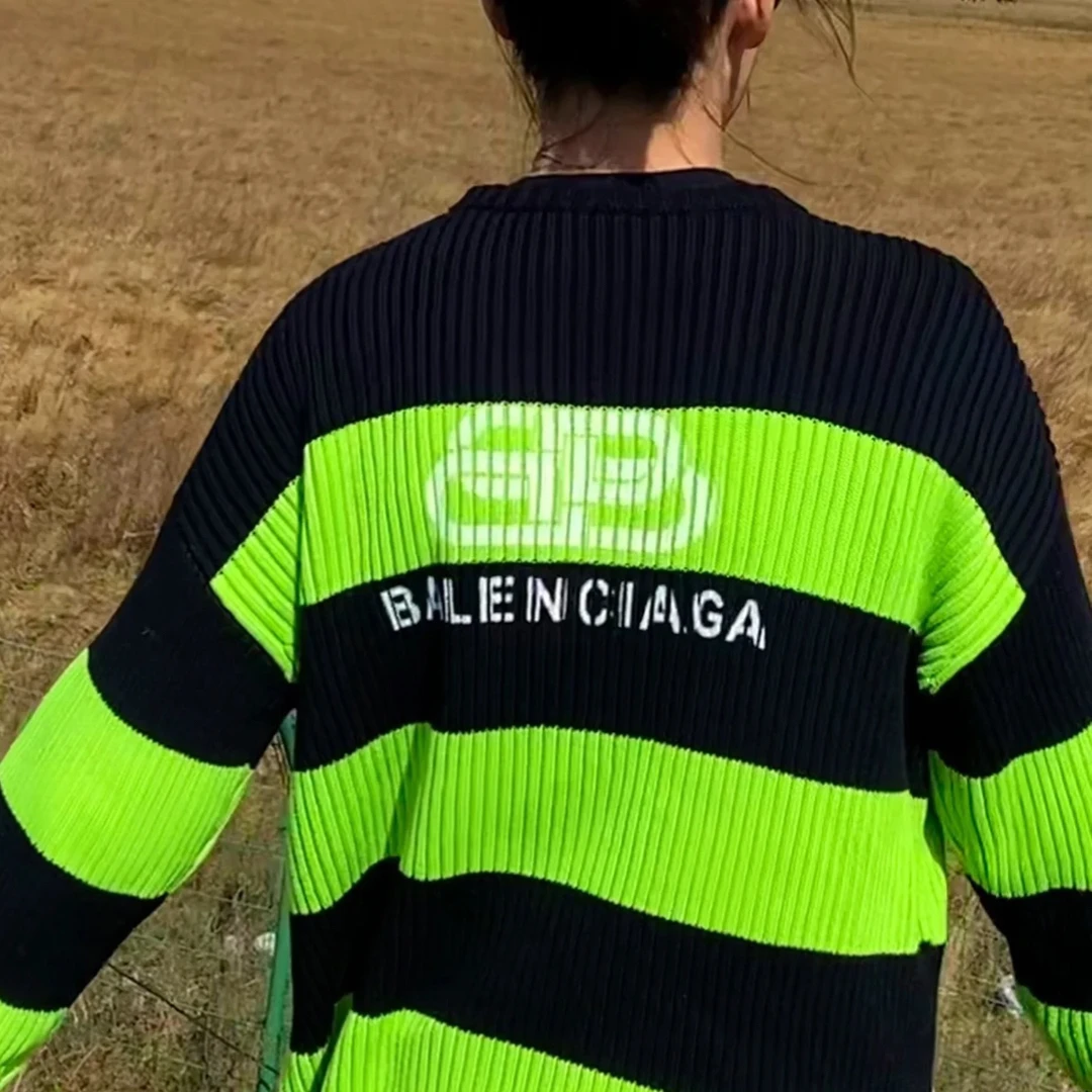 99新 破坏风 balenciaga巴黎世家毛衣XS码/原价6800 BA03350