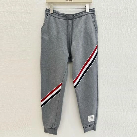 99新 THOMBROWNE TB00832 tb 条纹卫裤 灰色 0码/原价7800