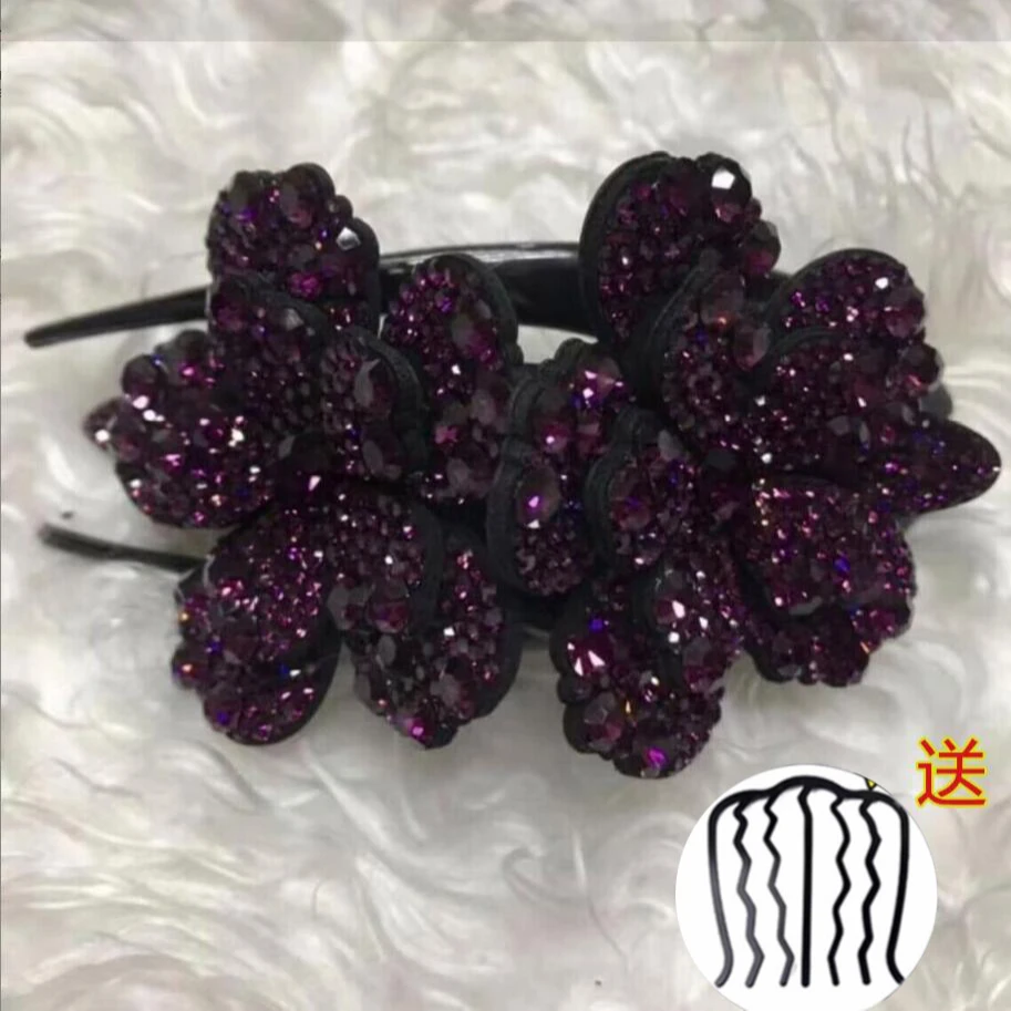 哈韩宅物盘发发夹大号三齿鸭嘴夹后脑勺发夹【送七齿插梳1个】