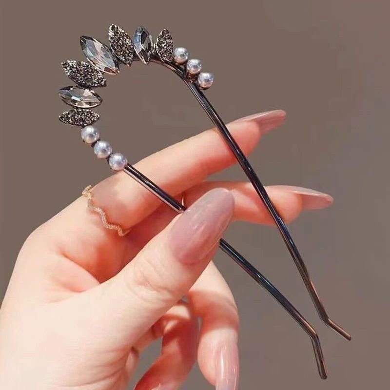 哈韩宅物哈韩宅物简约高级感U型发簪盘发簪子旗袍头饰后脑勺发饰