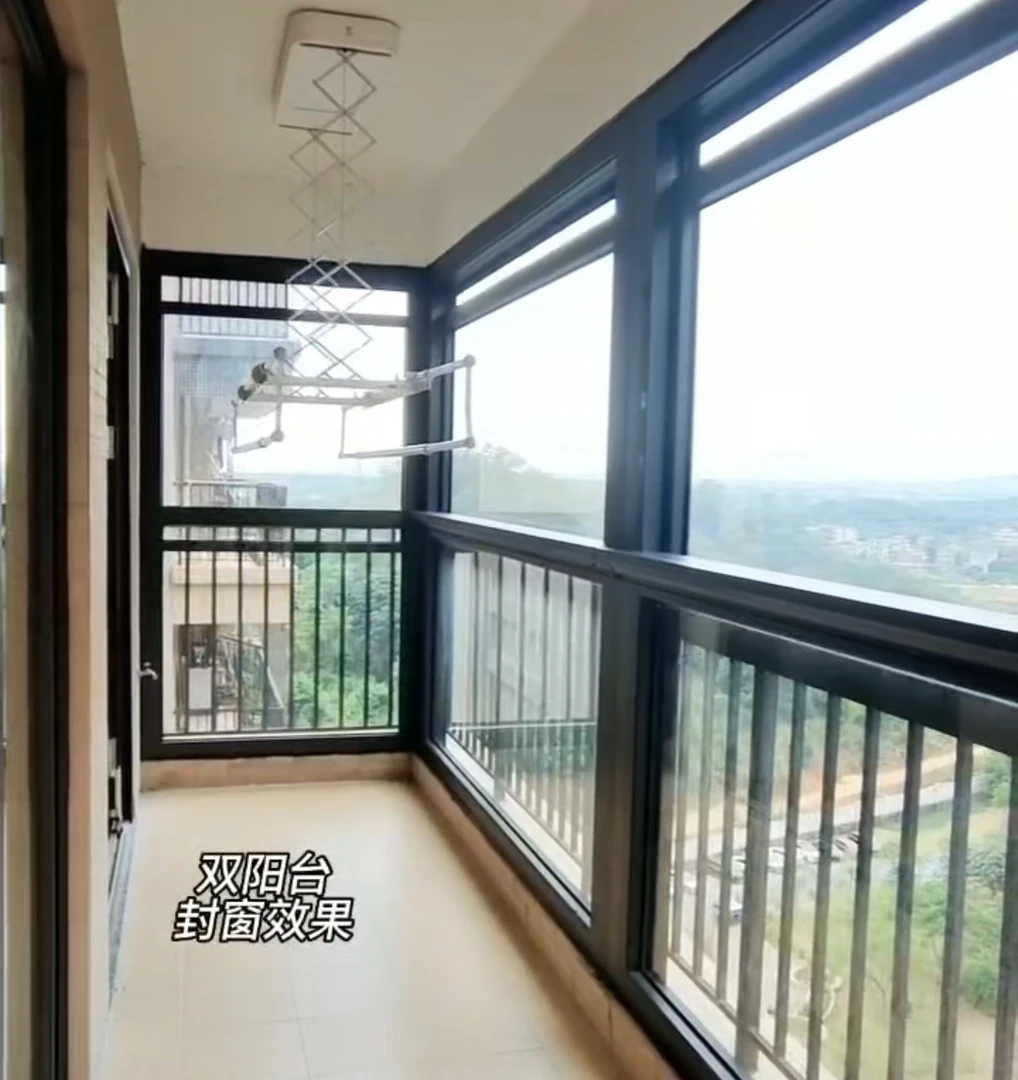 定制智能提升窗抗台风 防夹手智能遥控下雨自动关窗