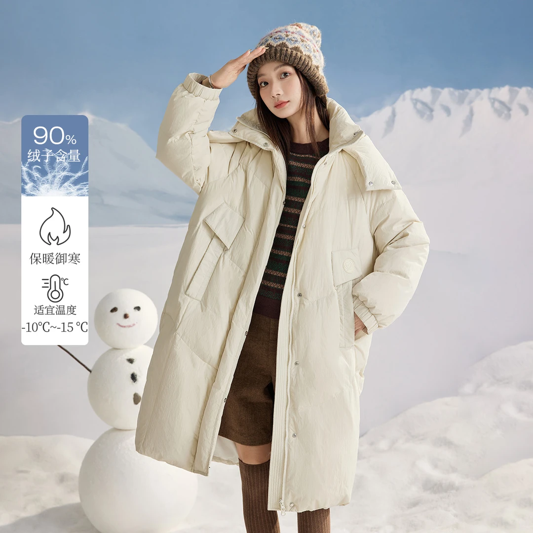 【茵曼女装】茵曼复古保暖外套时髦牛角扣包边V领开衫18448129