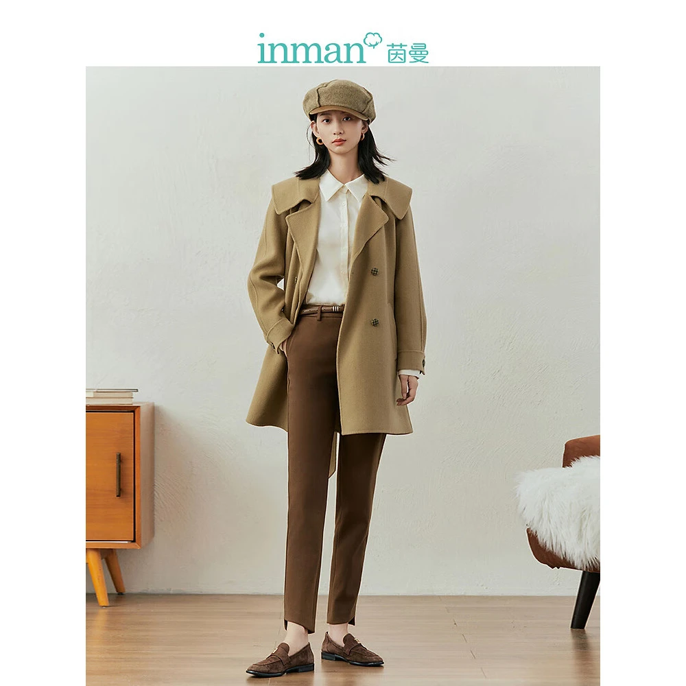 【茵曼女装】茵曼通勤铅笔裤收腰显瘦百搭长裤18346225