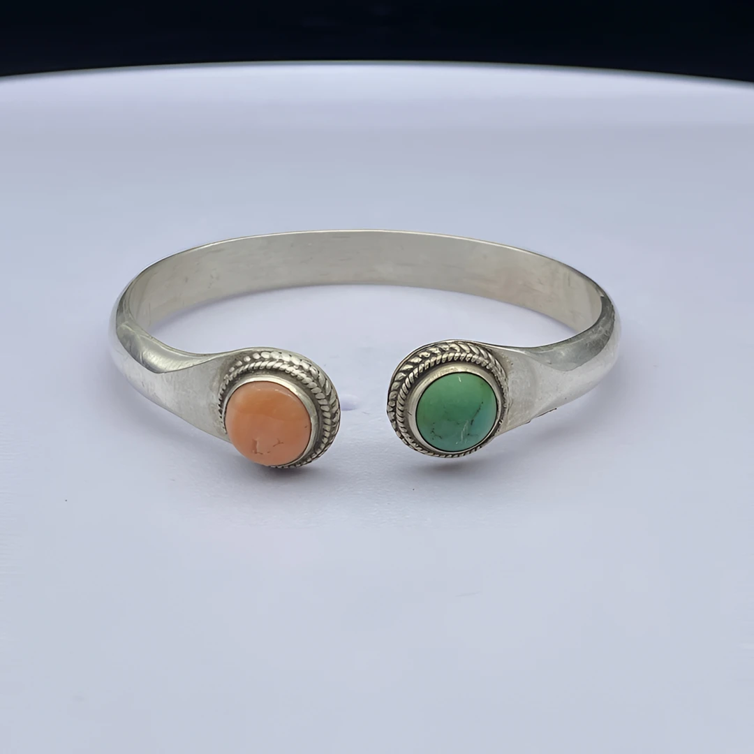 足银树脂手镯 正品旭日乌优大童儿童银手镯蒙古元素s990银手镯738