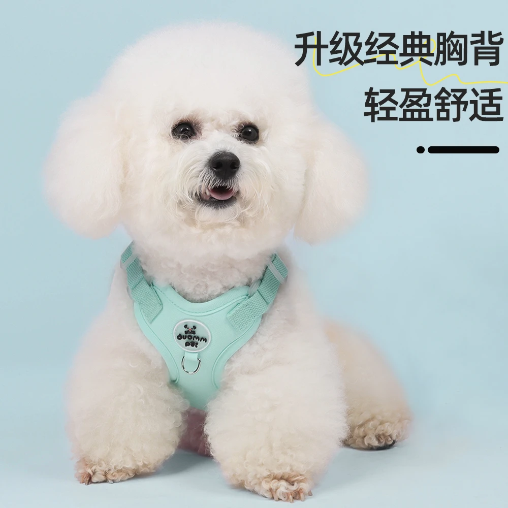 朵猫猫【柔软舒适】牵引绳可调节遛狗绳柔软胸背小型宠物外出背带式