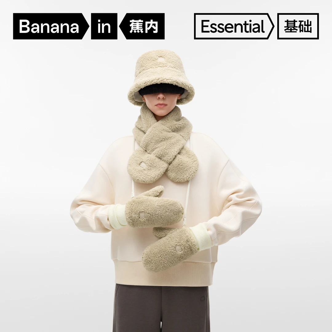 302GO女士帽子合链时尚百搭毛绒保暖秋冬季抗静电简约可爱